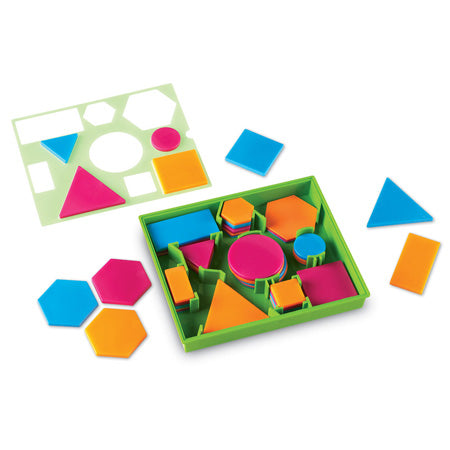 Brights! Attribute Blocks Desk Set – The Learning World