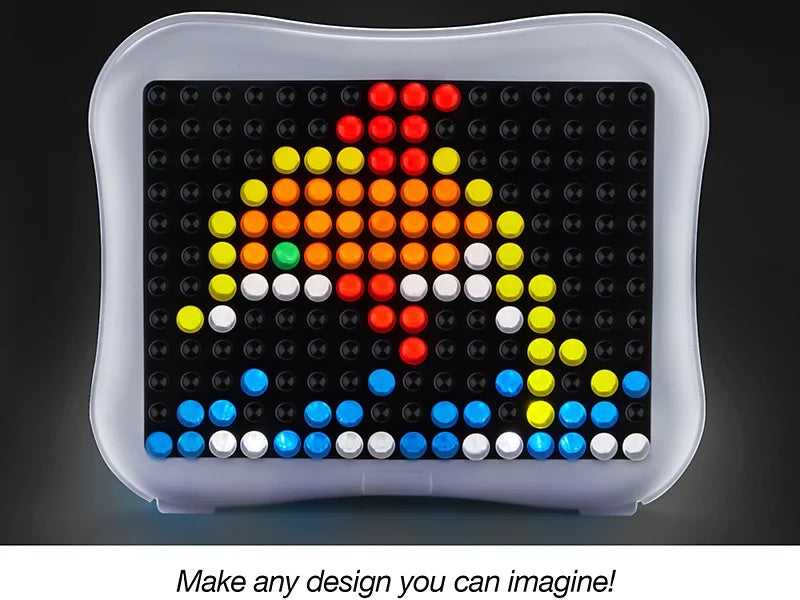  Creative Light Up Board for Kids with 360+ Pegs and 10