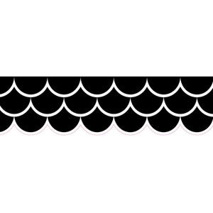 Black Scallops EZ Border
