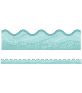 Blue Woodgrain Border