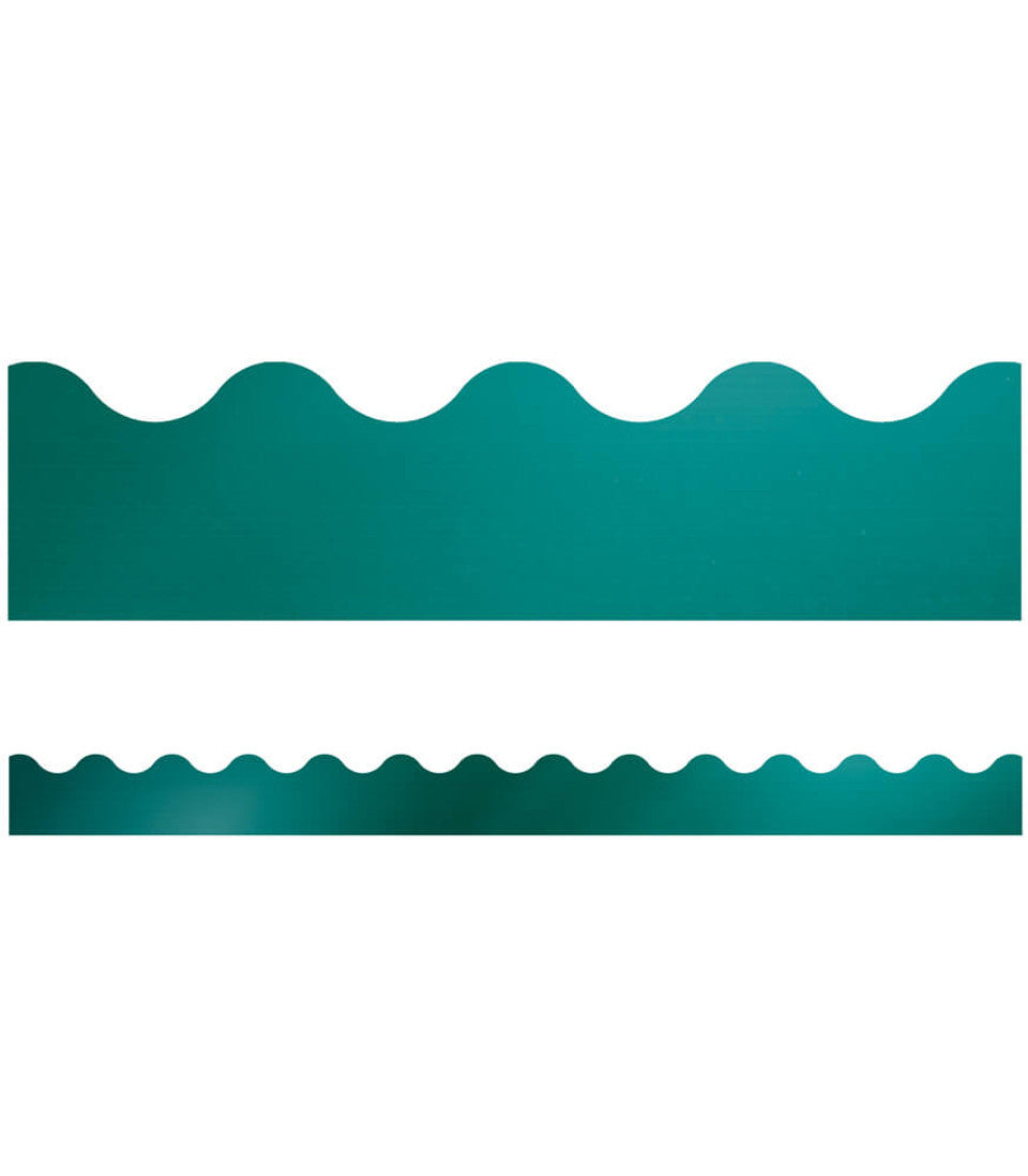 Teal Foil Borders