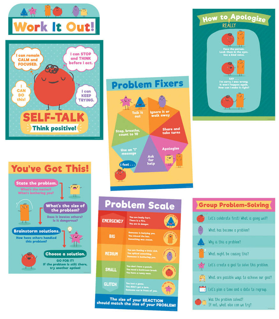 Social Problem Solving Bulletin Board Set