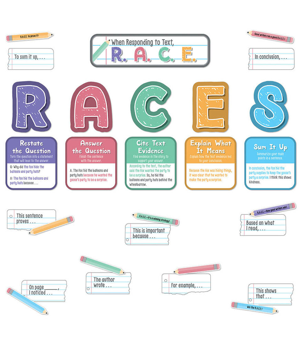 R.A.C.E. Writing Strategy Bulletin Board Set