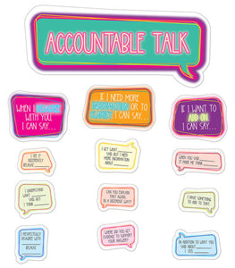 Accountable Talk Bulletin Board Set