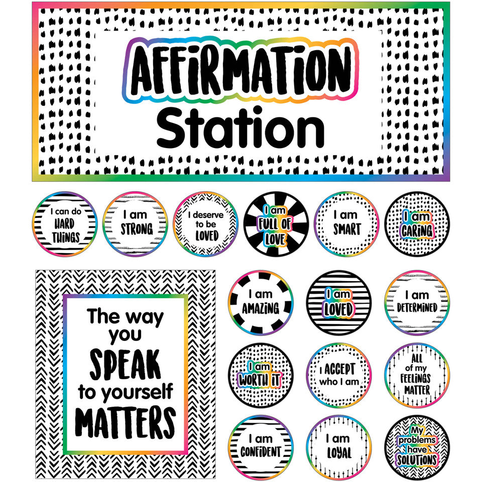 Affirmation Station Bullutin Board Set