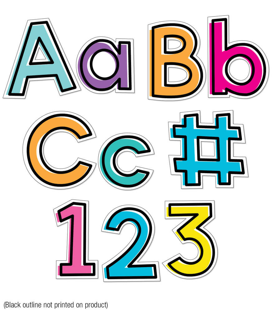 Kind Vibes Combo Bulletin Board Letters