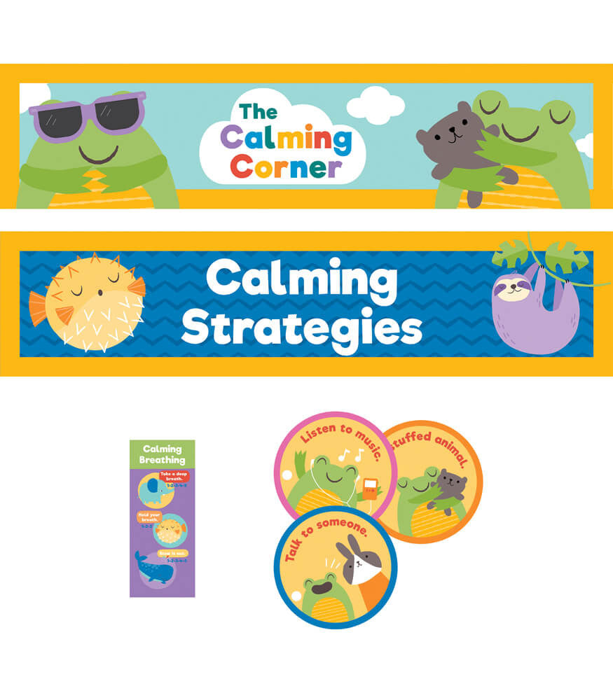Calming Strategies Instructional Bulletin Board Set