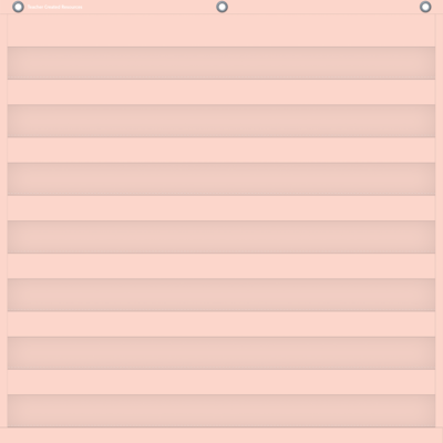 Blush 7 Pocket Chart
