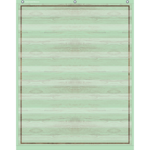 Mint Green Painted Wood 10 Pocket Chart