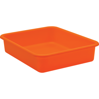 Orange Large Plastic Letter Tray