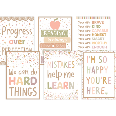 Terrazzu Tones Poster Set