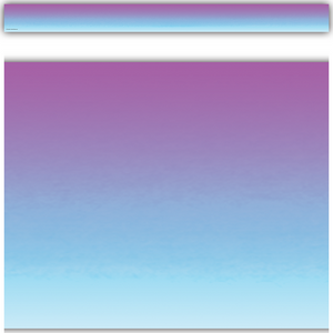 Purple and Blue Color Wash Straight Border