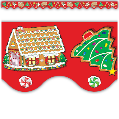 Christmas Scalloped Border Trim