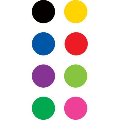 Colorful Circles Mini Stickers