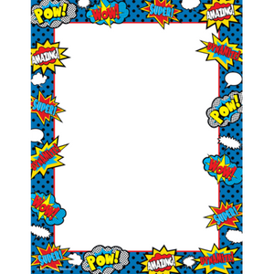 Superhero Computer Paper