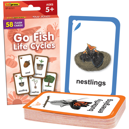 Go Fish: Life Cycles Flash Cards