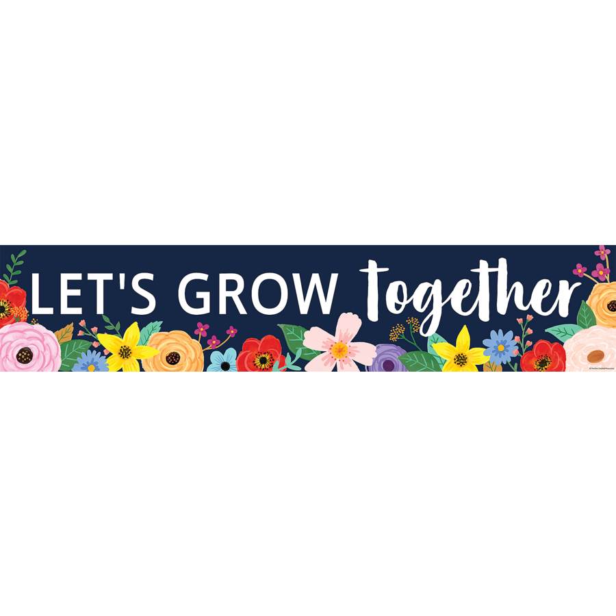 Wildflowers Let's Grow TogetherBanner