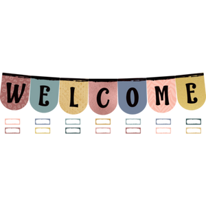 Wonderfully Wild Welcome Bunting Bulletin Board