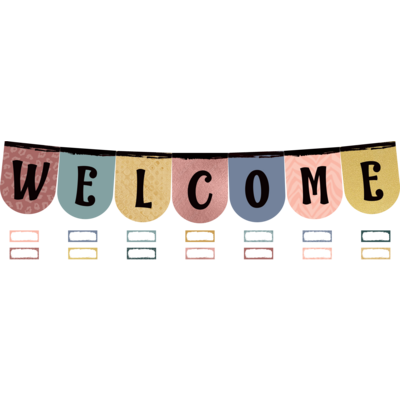 Wonderfully Wild Welcome Bunting Bulletin Board