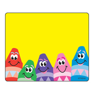 Colorful Crayons Name Tags