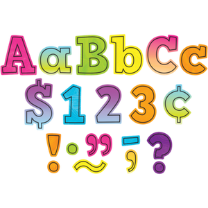 Brights 4Ever Bold Block 4" Letter Combo Pack