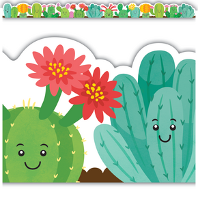 Happy Cactus Crew Border Trim