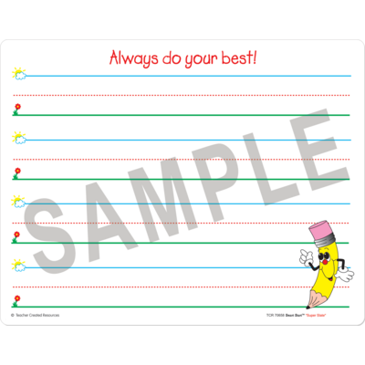 Smart Start Super Dry Erase Board - Single