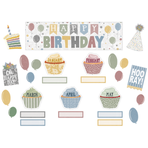 Classroom Cottage Happy Birthday Mini Bulletin Board