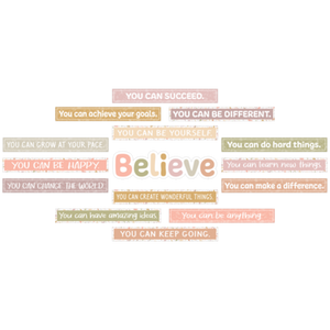 Terrazzo Tones Believe You Can Mini Bulletin Board Set