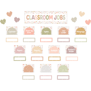 Terrazzo Tones Classroom Jobs Mini Bulletin Board