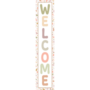 Terrazzo Tones Welcome Banner