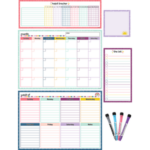 Oh Happy Day Dry-Erase Magnetic Calendar Set
