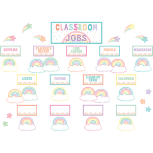 Pastel Pop Classroom Jobs Mini Bulletin Board