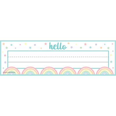 Pastel Pop Name Plates