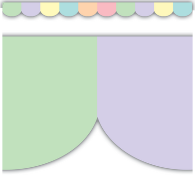 Pastel Pop  Scalloped Border Trim