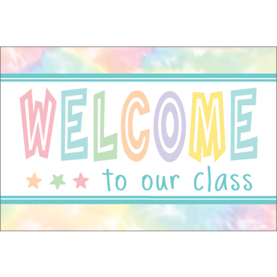 Pastel Pop Welcome Postcards