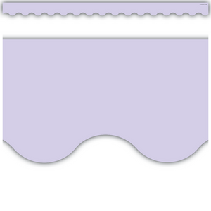 Lavender Scalloped Border