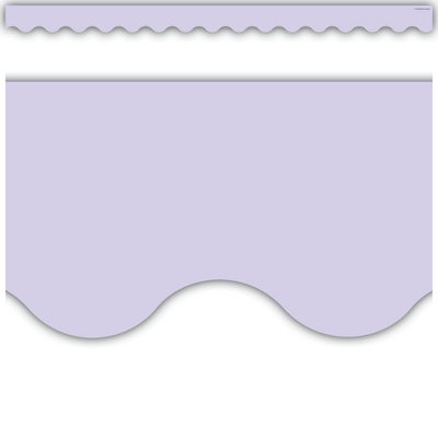 Lavender Scalloped Border