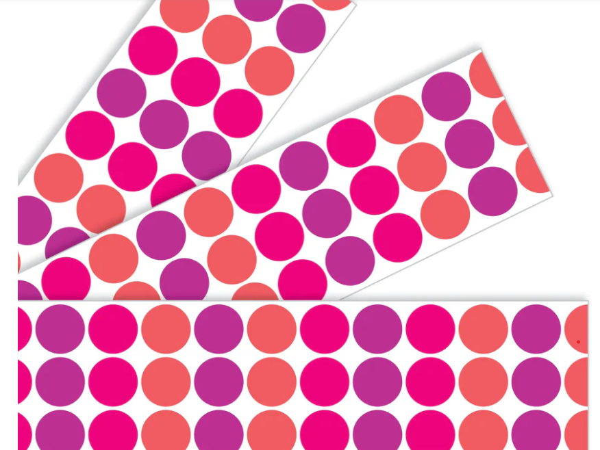 Big Dots Warm Mix Border