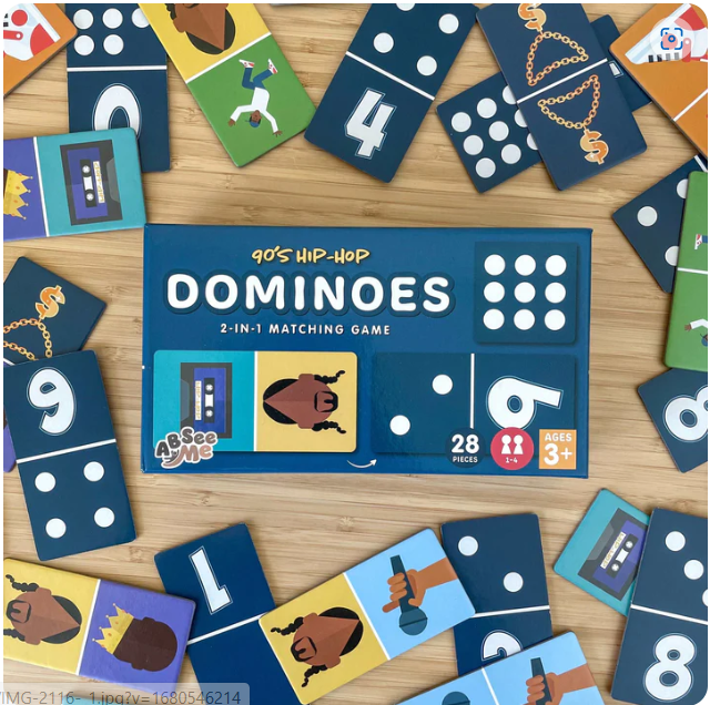 90's Hip-Hop Counting Dominoes