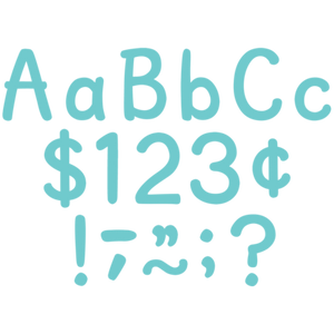 Light Turquoise 4" Modern Classic Letters