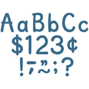 Slate Blue 4" Modern Classic Letters