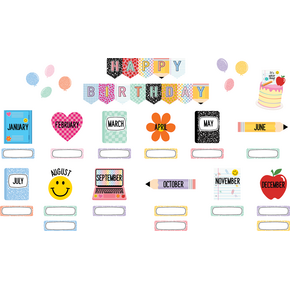Cool for School Happy Birthday Mini Bulletin Board