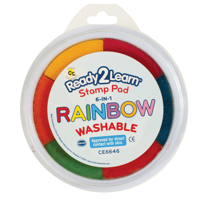 Jumbo Circular Washable 6 in 1 Ink Pad – The Learning World