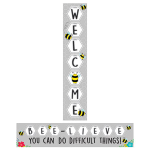 Busy Bees Double Sided Welcome Banner