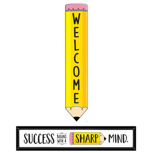 Doodle Pencil Double Sided Banner