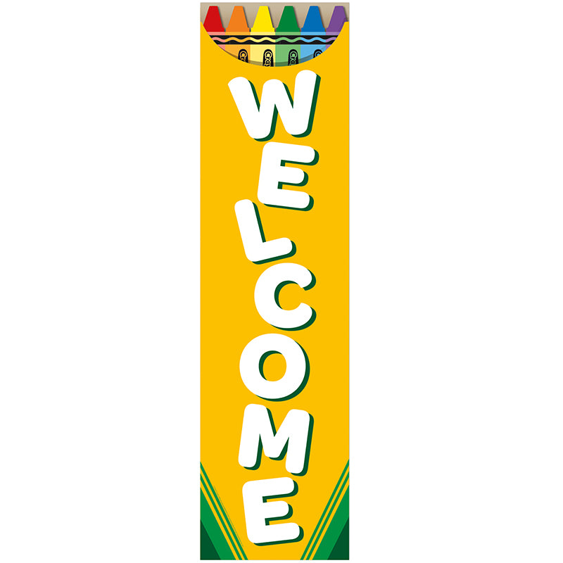 Crayola Welcome Banner Vertical