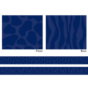 Navy Blue Sassy Animal Border