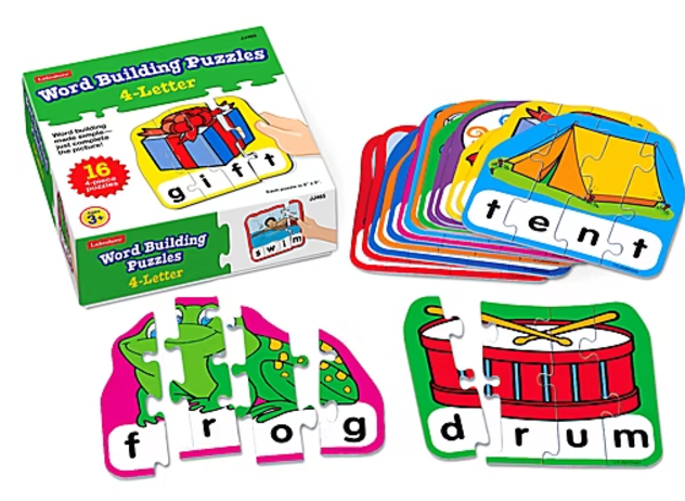 4-Letter Word Building Puzzles
