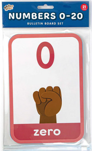 Numbers Bulletin Board Set or Giant Flash Cards